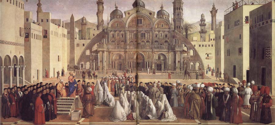 Gentile Bellini St.Mark Preaching in Alexandria